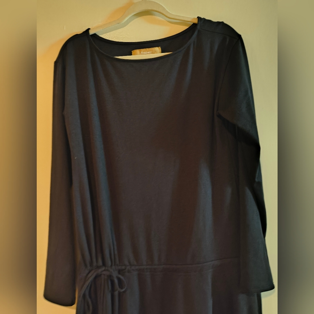 Free People Good Feels Long Sleeve Mini Dress XL, Black - Picture 7 of 11
